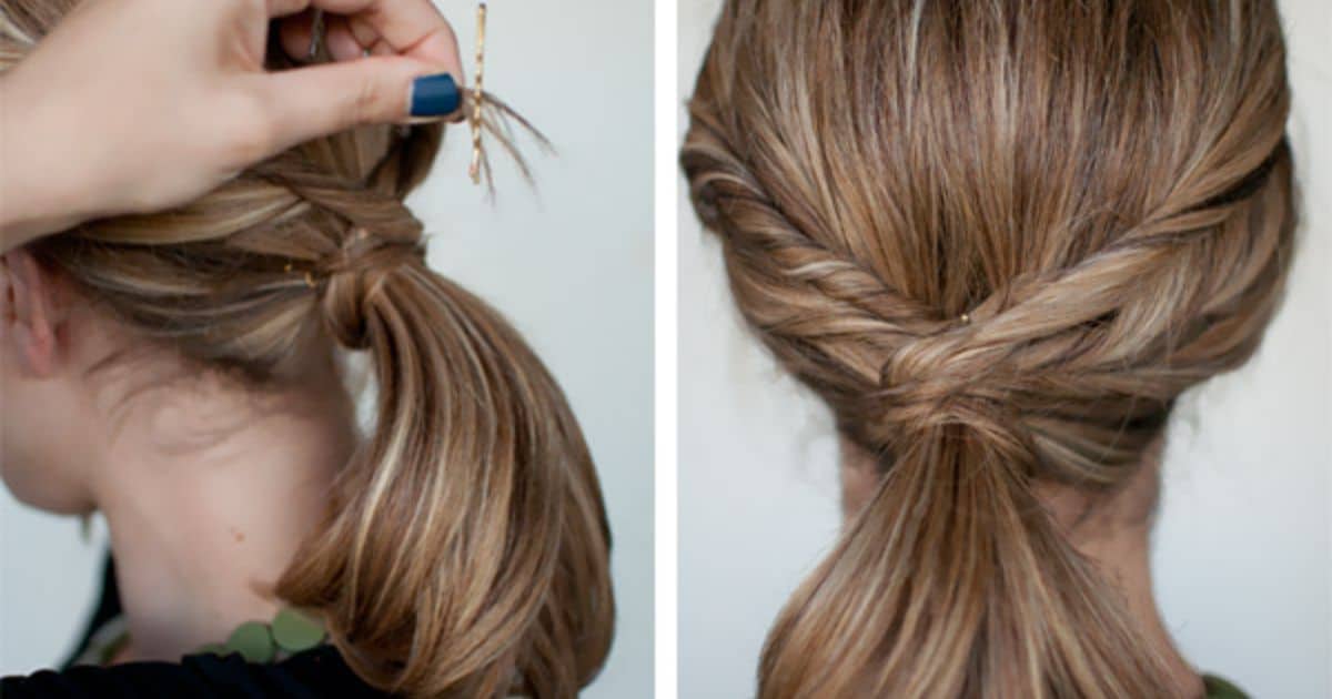Twisted Ponytail Hairstyle